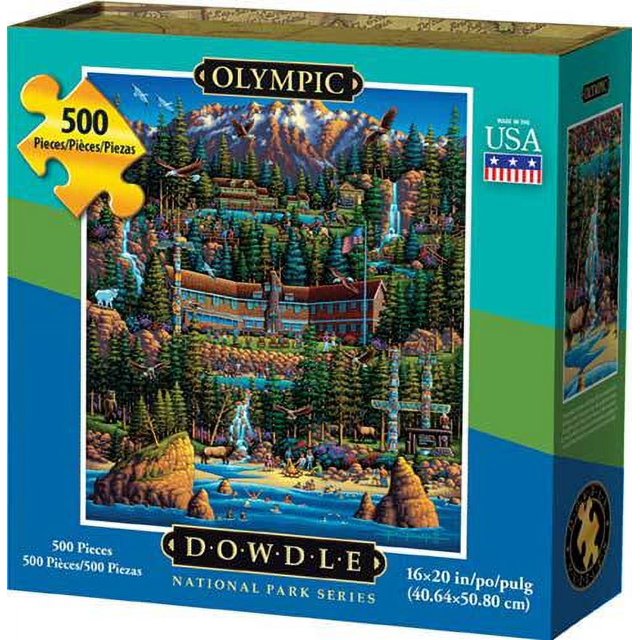 Dowdle Jigsaw Puzzle Olympic National Park 500 Piece