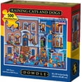 thumbnail image 1 of Dowdle Jigsaw Puzzle - Raining Cats and Dogs - 500 Piece, 1 of 2