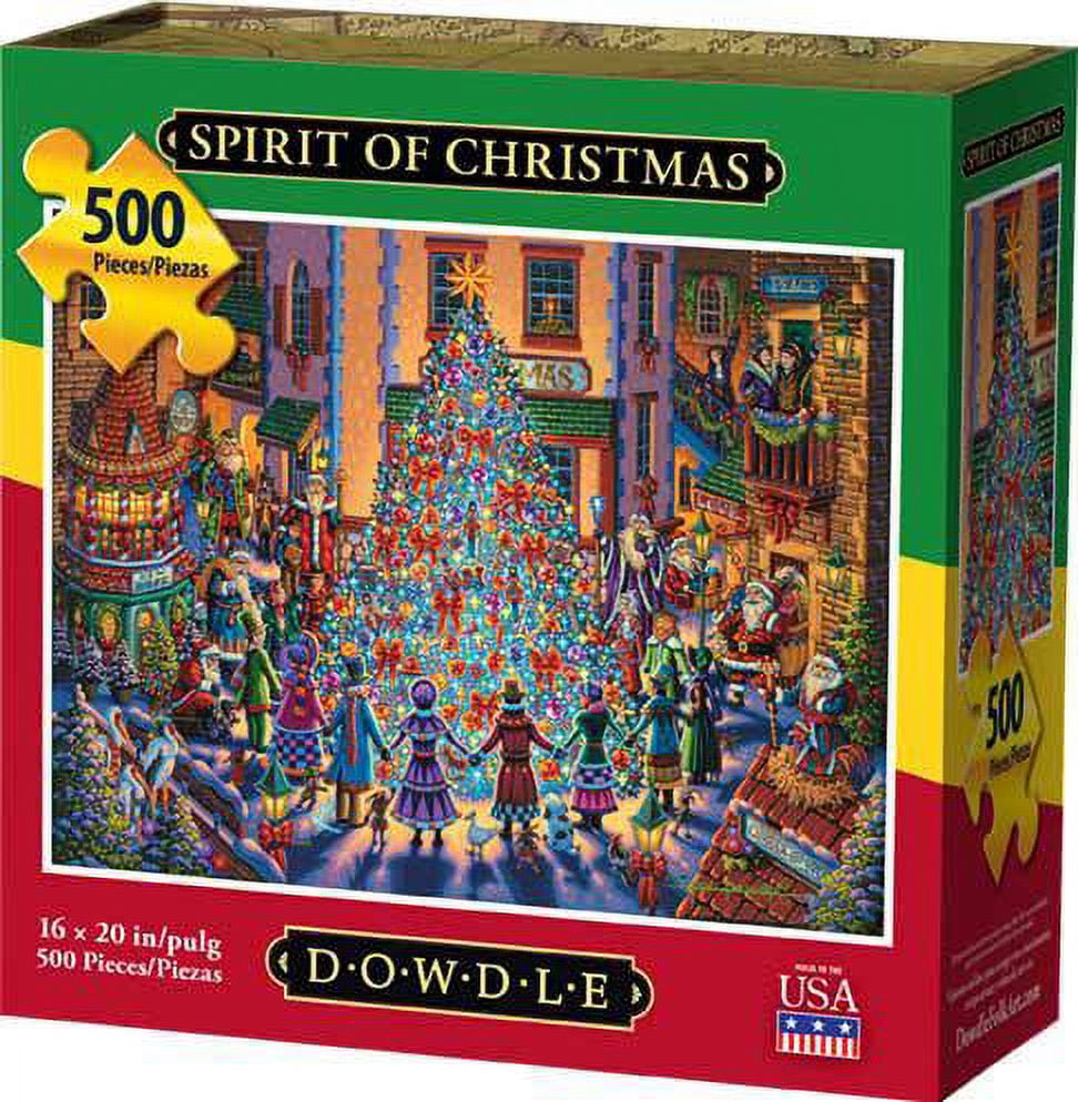 Dowdle Jigsaw Puzzle - Spirit of Christmas - 500 Piece - Walmart.com