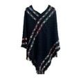 thumbnail image 1 of Dowegor Shawl Wraps for Women, Women's Vintage Exotic Winter Warm Pullover Tassel Shawl On Various Occasions, Pashmina Shawls And Wraps, White Shawl, Black Shawl, 1 of 8