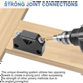 Dowel Jig for Angled Dowel Joints, Dowel Jig Kit with Drill Bit,Hex Key
