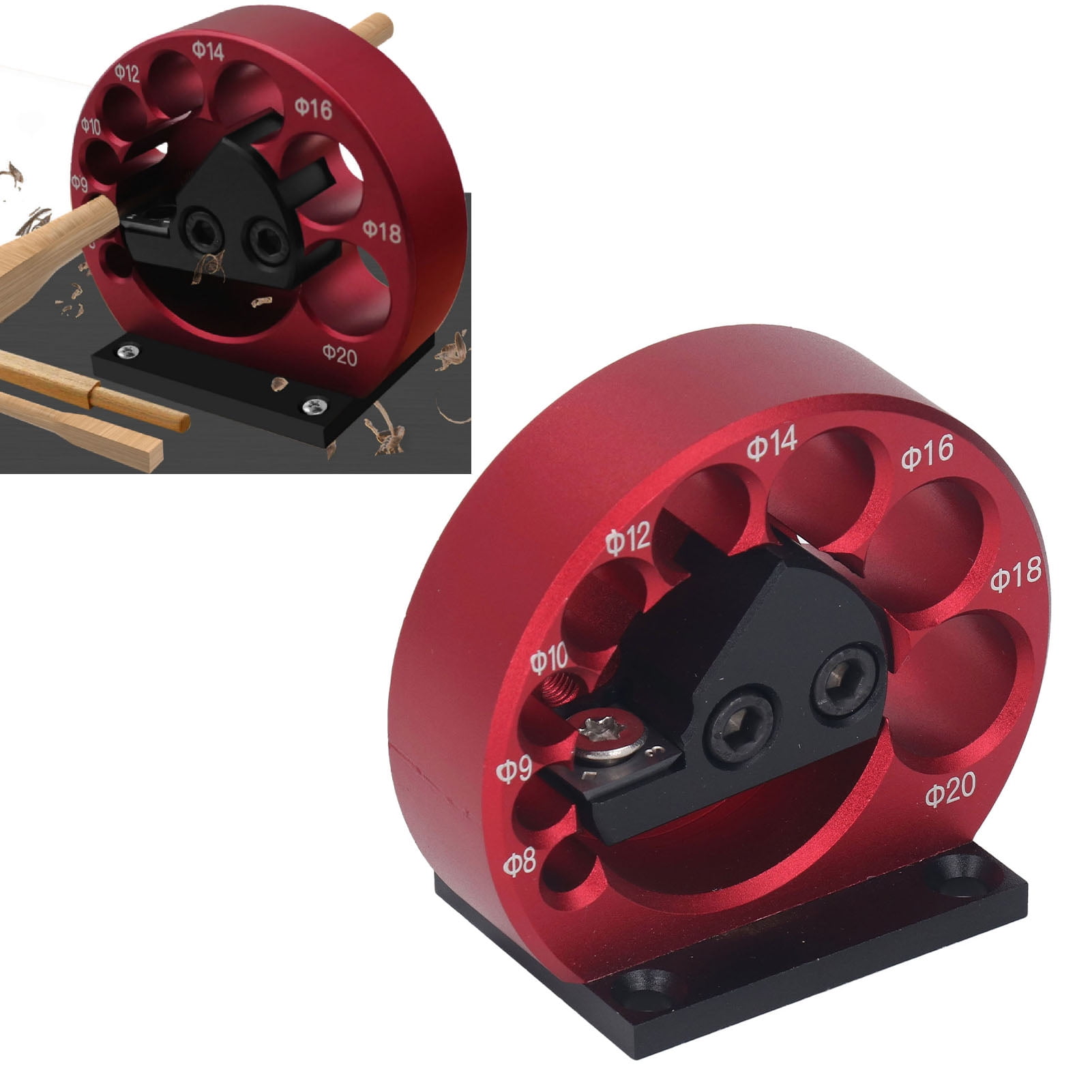 Dowel Maker, High Accuracy Dowel Cutter 8 To 20mm For Woodworking