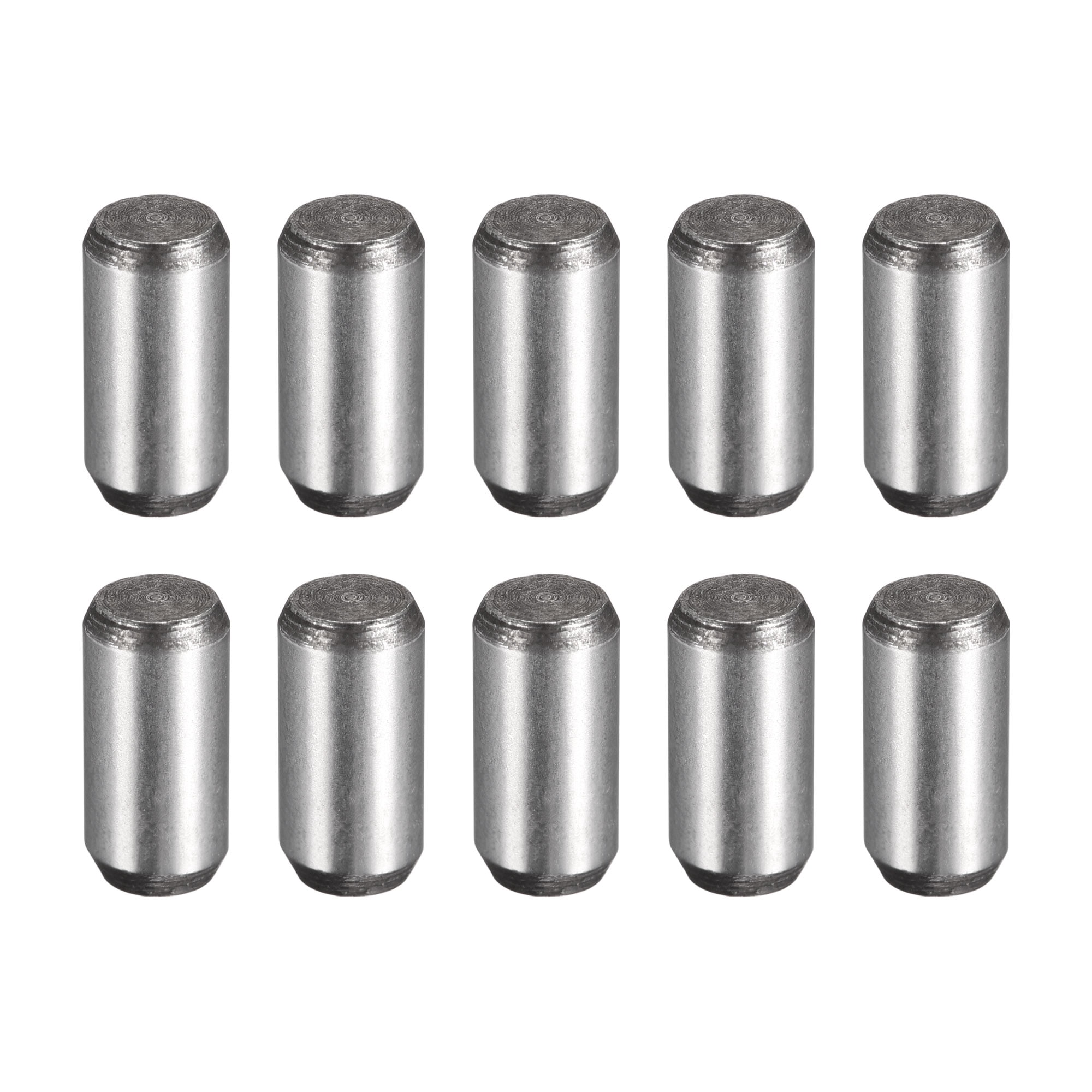 Dowel Pins Made from Heat Treated Alloy Steel with Bright Finish 1/4" Silver