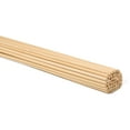 thumbnail image 1 of Dowel Rods Wood Sticks Wooden Dowel Rods - 3/8 x 18 Inch Unfinished Hardwood Sticks - for Crafts and DIYers - 50 Pieces by Woodpeckers, 1 of 8