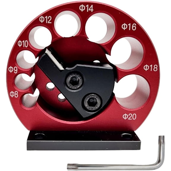 Doweling Jig 8 in 1 Aluminum Alloy Woodworking Guide Tool with 8 Hole Sizes for DIY