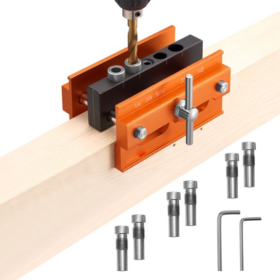 Doweling Jig Kit Self Centering Dowel Drill Jig for Straight Holes Woodworking