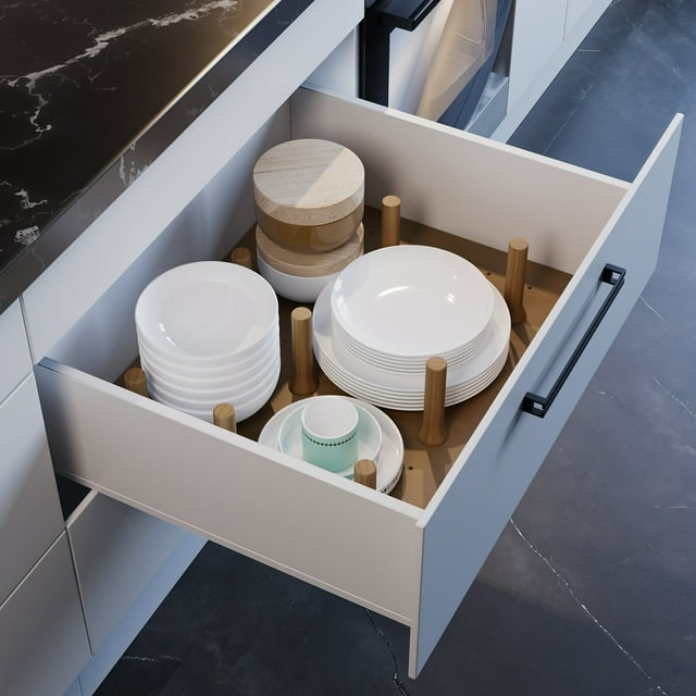 Dowell Drawer Peg Organizer 24W with 9 Pegs