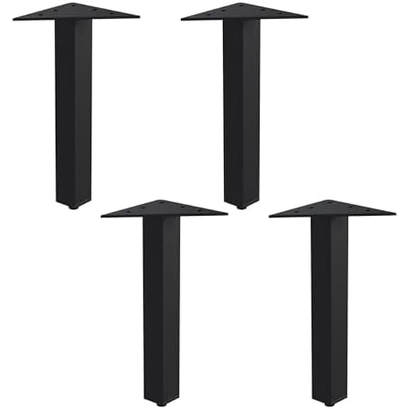 Dowell Metal Furniture Legs Set of 4, 8H Heavy Duty Metal Legs,DIY Replacement for Vanity Legs,Cabinet Legs, Sofa Legs,Bench Legs (7005 008 10 Square/Matte Black)$$Tools & Hardware Other