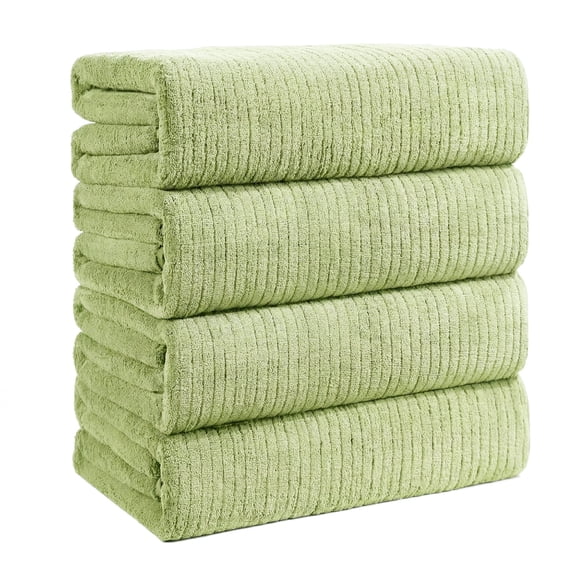 Dowellia 4 Pack Bath Towels Set, 28"x 55" Large Bath Sheets, Highly Absorbent & Quick Dry, Soft Microfiber Towels for Bathroom Spa Hotel Gym