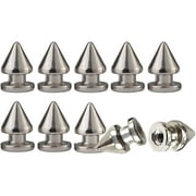 Dowg Club | Replacement spikes for DowgClub leather spiked collar, Silver color - Pack of 10