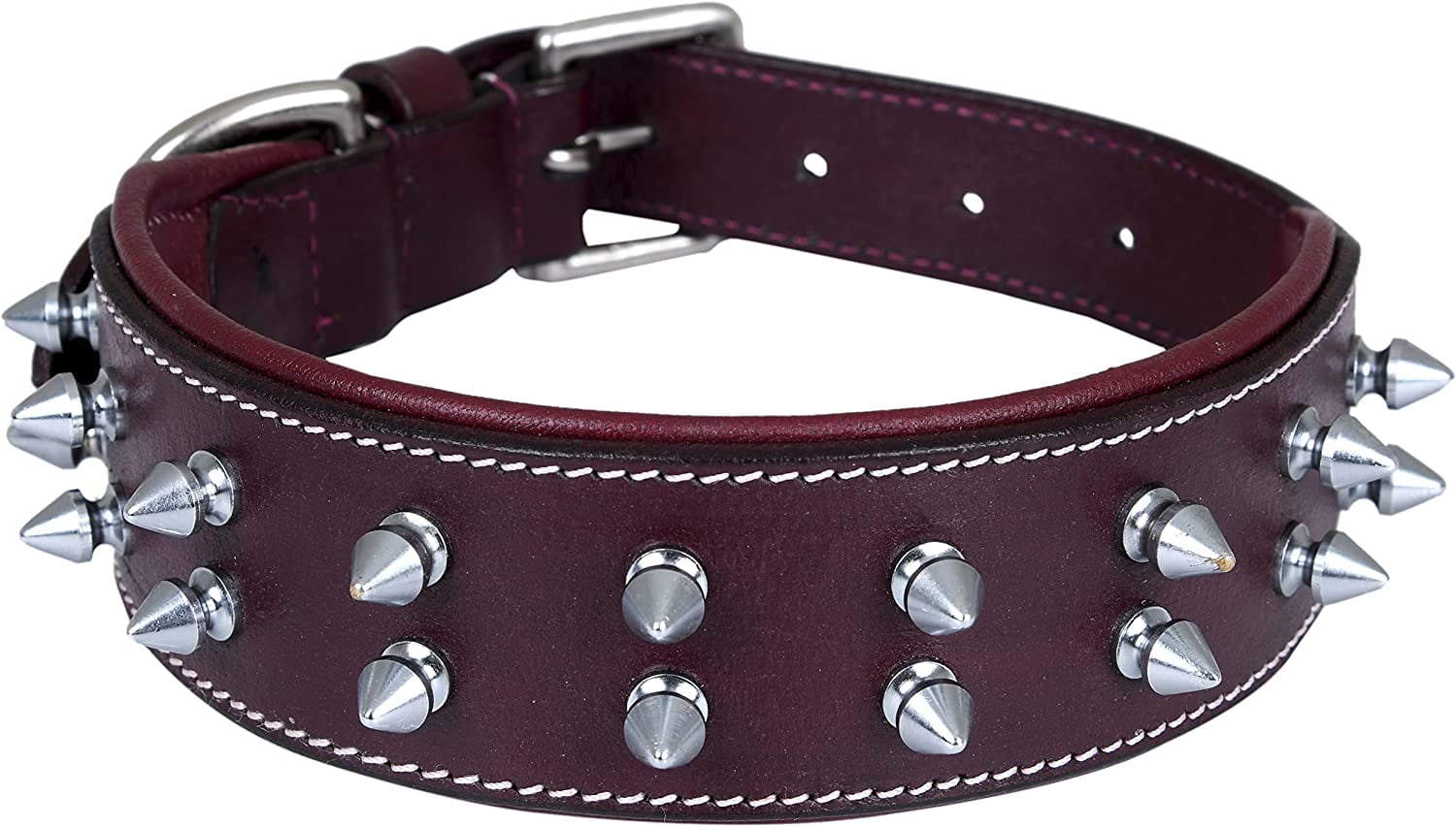 Get Walking Leather Cane Corso Collar, Spiked, Studded