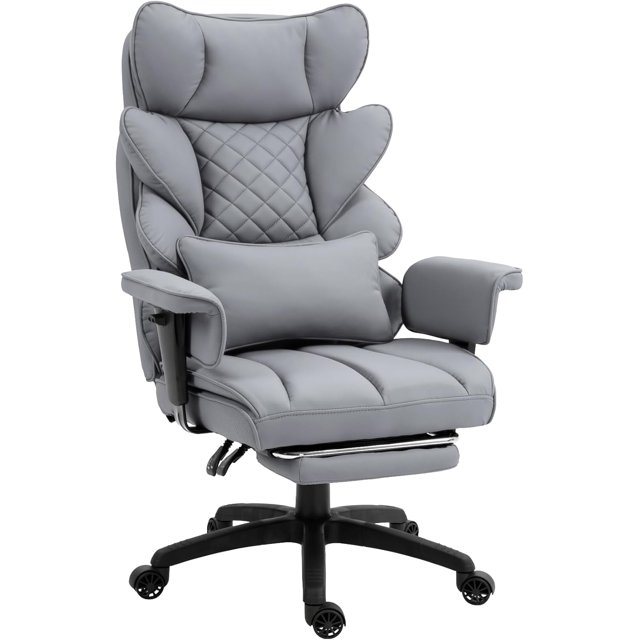 Dowinx Big and Tall Office Chair with Pocket Spring Cushion and Lumbar