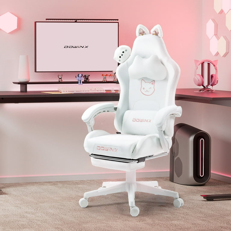 Chair gaming white sale