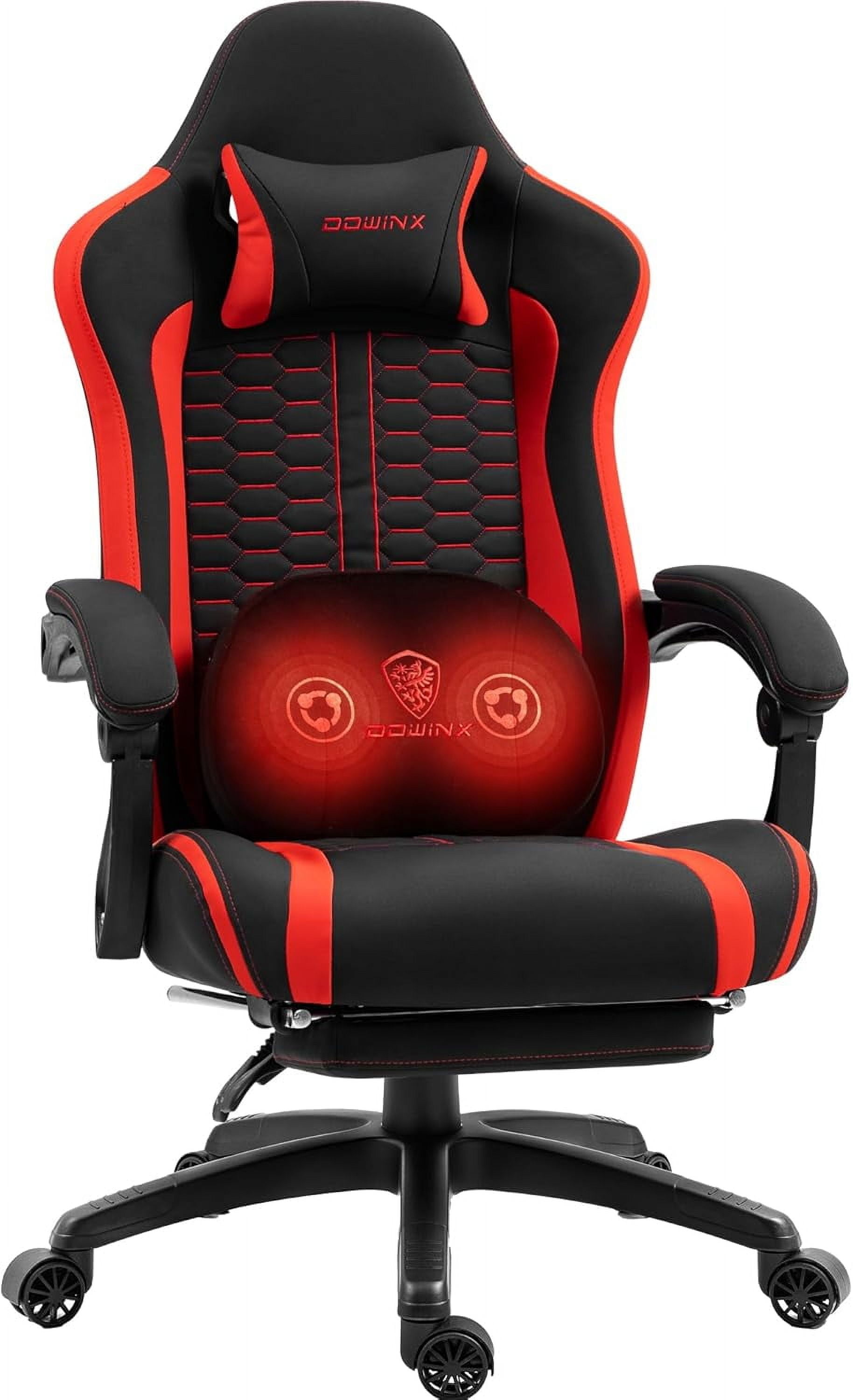 Gaming Chair Dowinx With Heated Massage Lumbar Support,Ergonomic