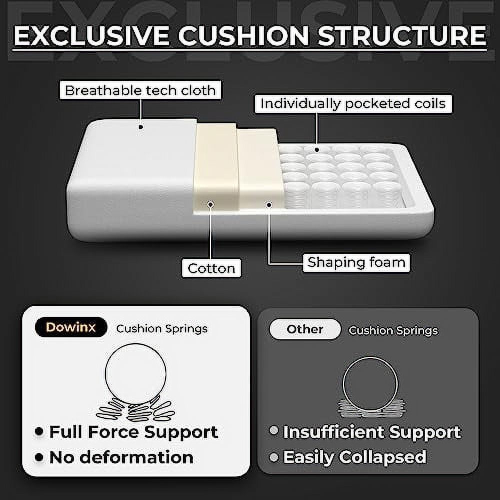 Dowinx Gaming Chair Tech Fabric with Pocket Spring Cushion, Ergonomic