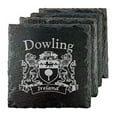 thumbnail image 1 of Dowling Irish Coat of Arms Slate Coasters - Set of 4, 1 of 1