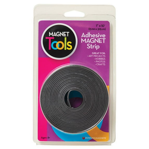 Dowling Magnets Adhesive Magnet Strip (1"Wx 10'L)