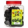 thumbnail image 1 of Dowling Magnets Foam Fun! Lowercase Black Magnetic Letters, 108 Pieces, 1 of 3