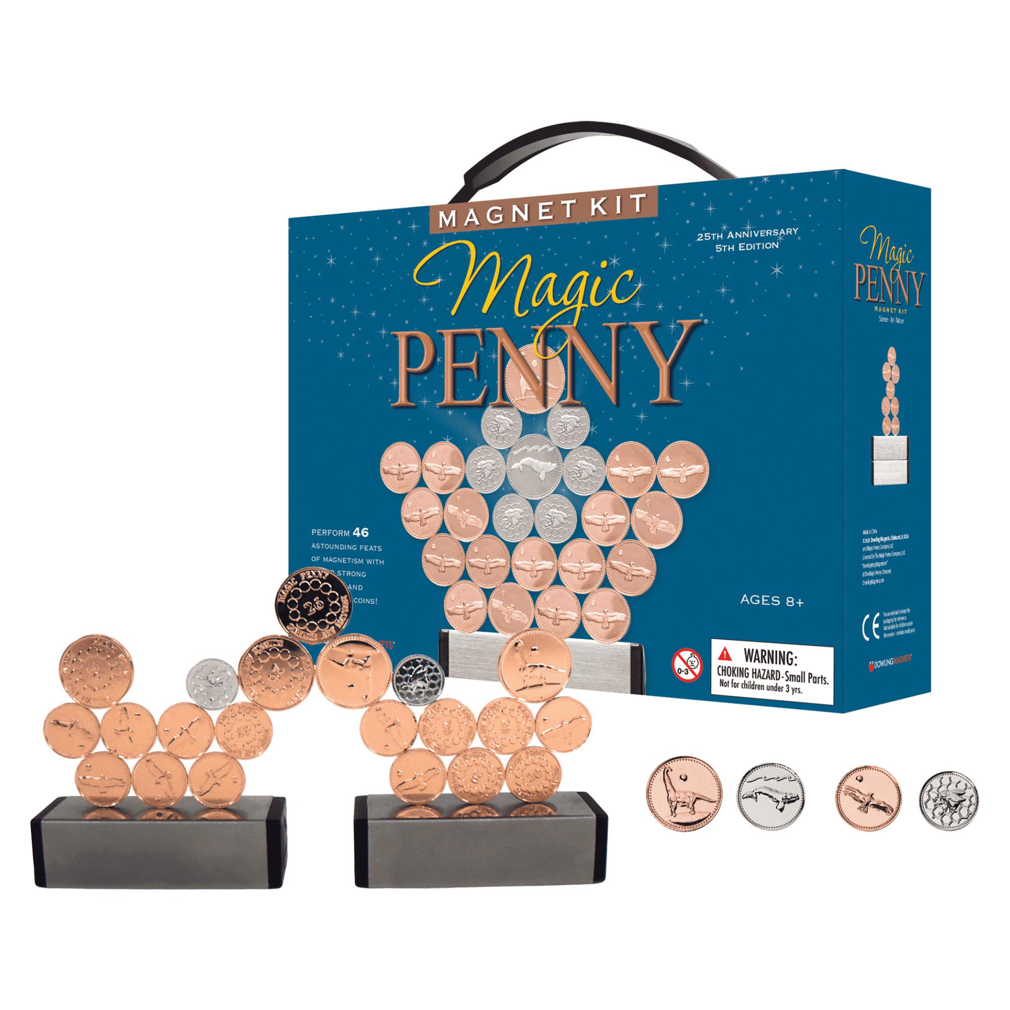 Dowling Magnets 25th Anniversary Magic Penny Magnet Kit