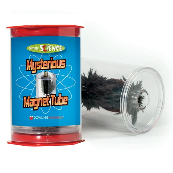 Dowling Magnets Simply Science Mysterious Magnet Tube with Steel Filings