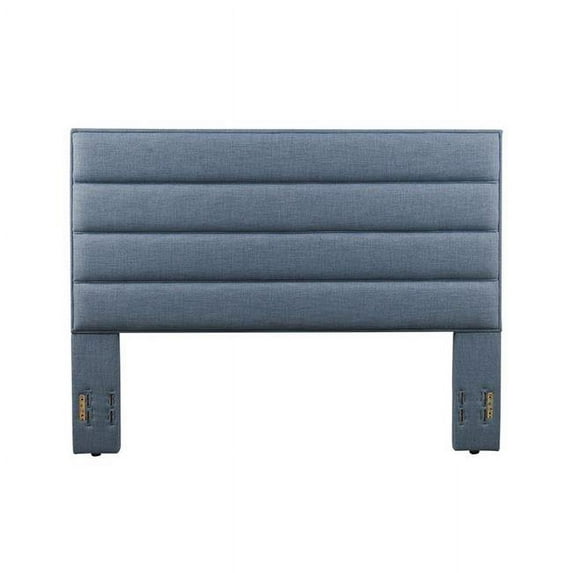 Dowling Upholstered Headboard, Blue, King & California King
