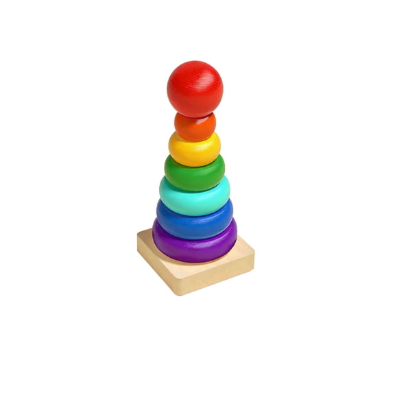 Dowmoo Educational Geometric Five-Ring Set, 72Pcs Building Blocks For Early Learning, Preschool Kids & Toddlers Developmental Toys - With Connecting Toys For Fine Motor Skills