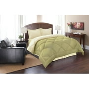 Down Alternative 2pc Comforter Set-Twin, Sage/Cream