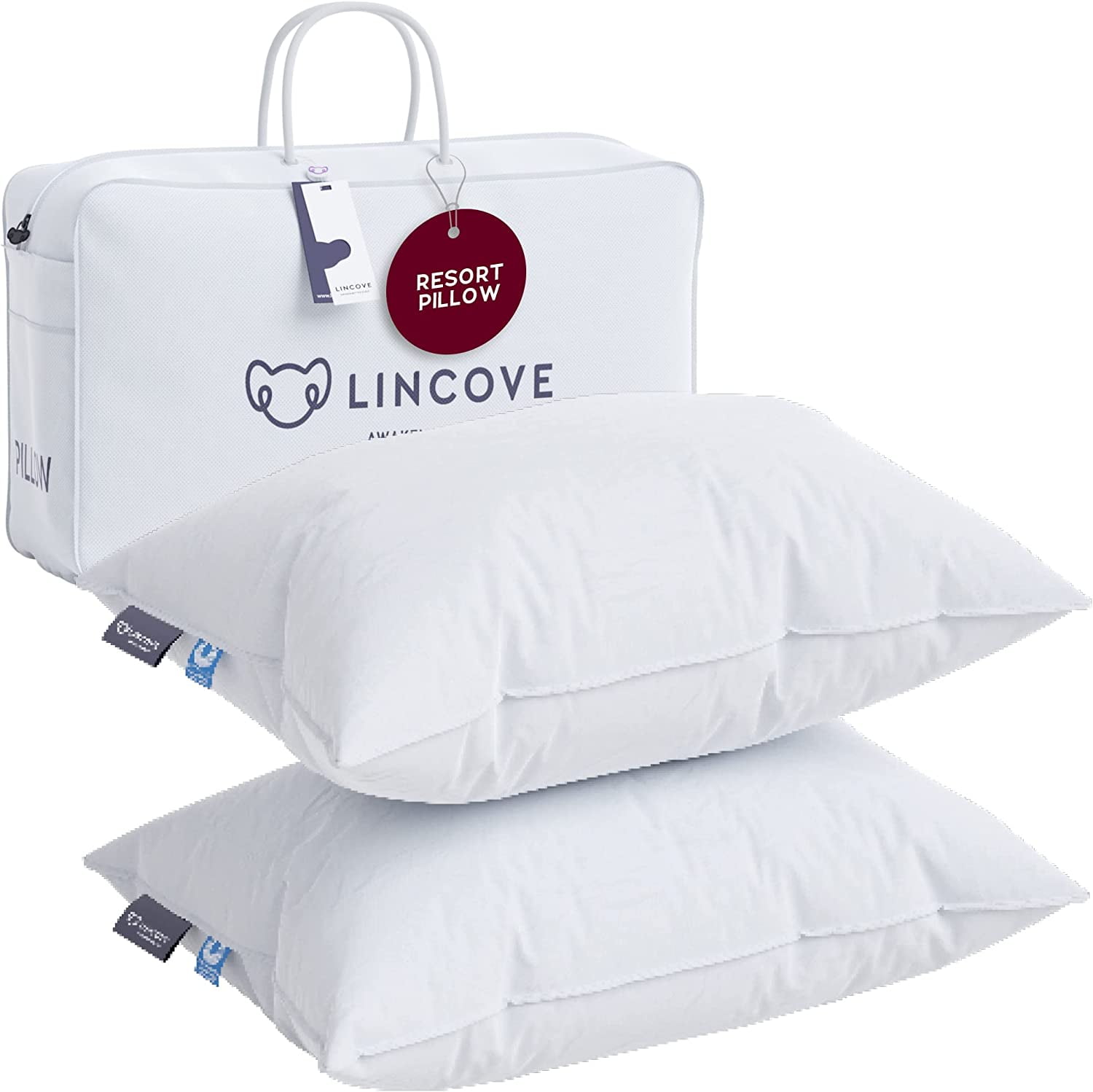 Down Alternative Bed Pillows for Sleeping, Luxury Premium Hotel ...