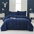 thumbnail image 1 of Down Alternative Comforter, 3 Pieces Down Alternative Comforter Set with 2 Pillow Shams, Box Stitched, Machine Washable, 1 of 6
