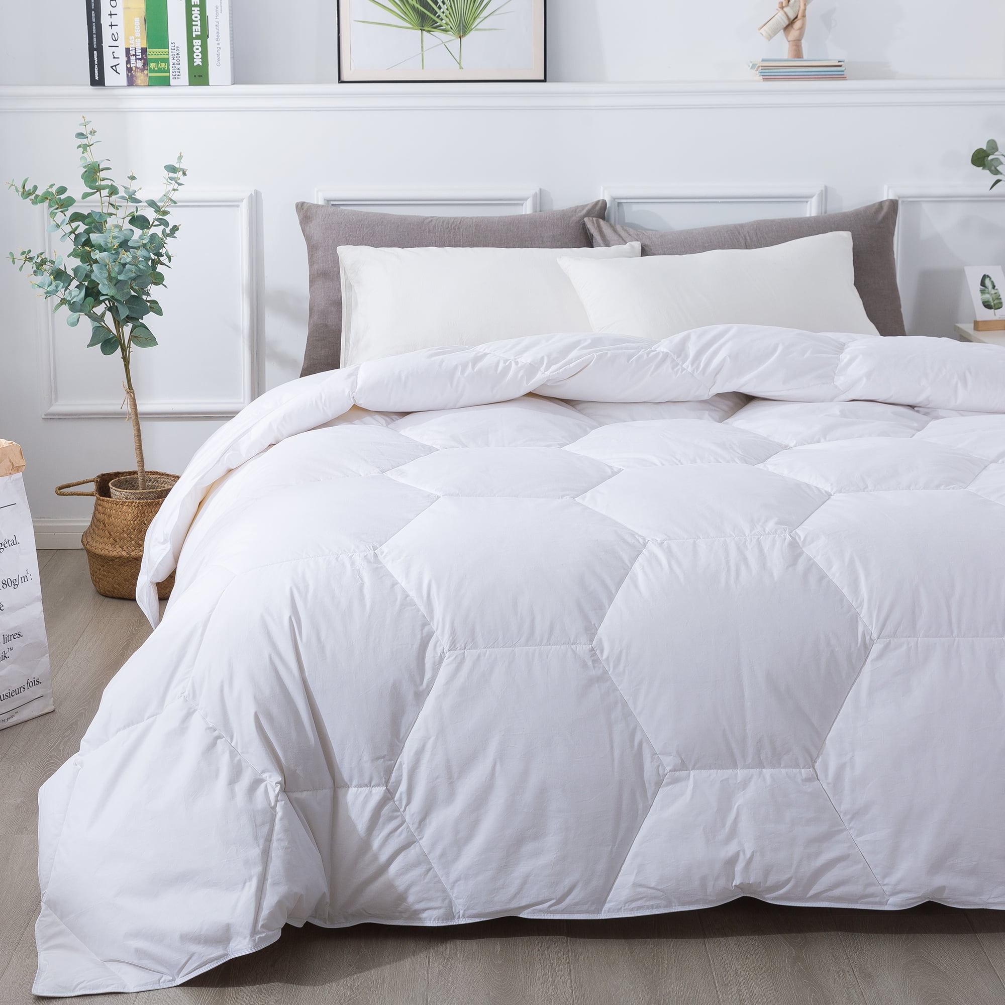 Down Alternative Comforter - Honeycomb&nbsp;-White - Full/Queen