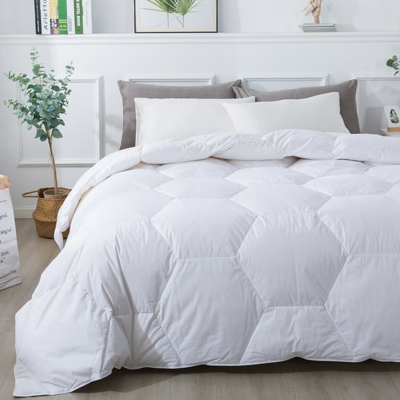 Down Alternative Comforter - Honeycomb-White -Twin
