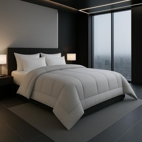 Down Alternative Comforter King Size – Luxury Premium Quilted Duvet Insert with Corner Tabs, All Season Hotel Bedding, Gifts for Women and Men