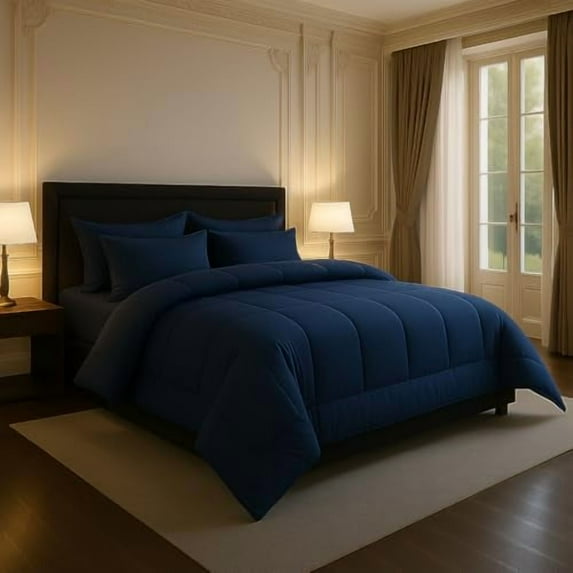 Down Alternative Comforter King Size – Luxury Premium Quilted Duvet Insert with Corner Tabs, All Season Hotel Bedding, Gifts for Women and Men