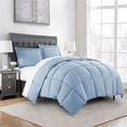thumbnail image 1 of Down Alternative Comforter Set Chambray Blue - 3 Piece - King, 1 of 5