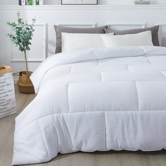 Down Alternative Comforter - Subway Tile- White - Full/Queen