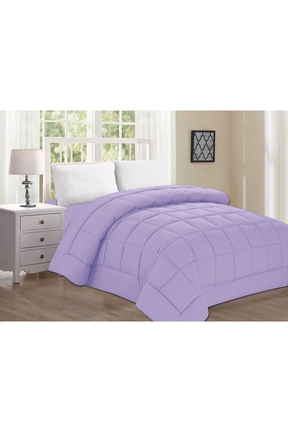 Down Alternative Double-Filled Comforter King/Cal King , Lilac