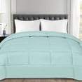 thumbnail image 1 of Down Alternative Polyester Box Stitch Microfiber Comforter - Full, 1 of 4