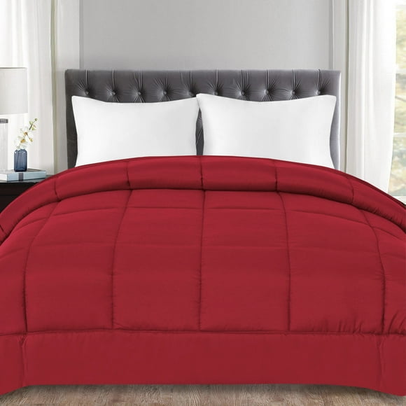 Down Alternative Polyester Box Stitch Microfiber Comforter - Full