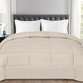 thumbnail image 1 of Down Alternative Polyester Box Stitch Microfiber Comforter - Full, 1 of 4