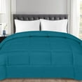 thumbnail image 1 of Down Alternative Polyester Box Stitch Microfiber Comforter - Full, 1 of 4