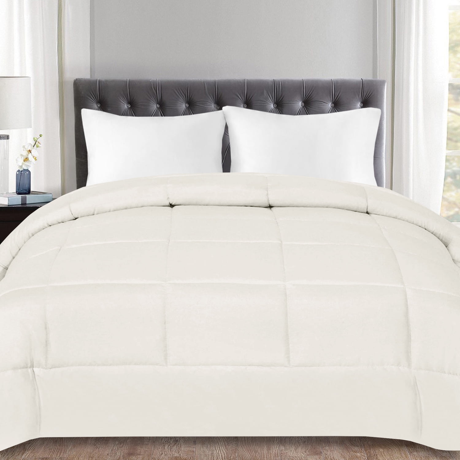 Down Alternative Polyester Box Stitch Microfiber Comforter