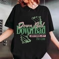 Down Bad Crying at the Gym Graphic Shirt, Retro Barbell Workout Fitness ...