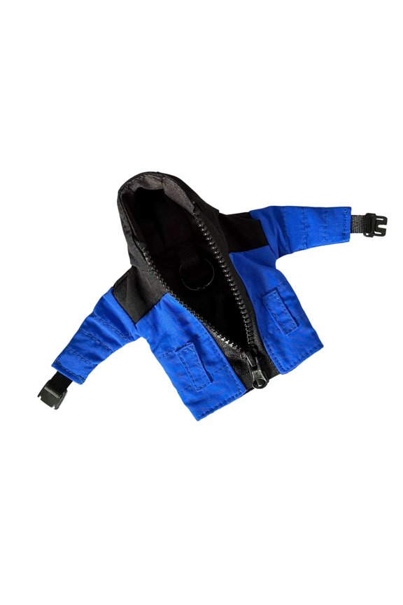 Down Coat Keychain Lightweight Nylon Fabric Key Holder For Everyday Use Commuting Outdoor Fashionable Design