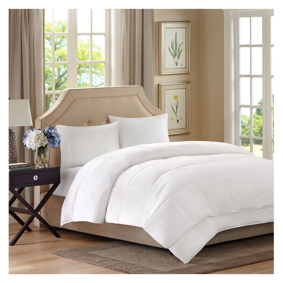 Down Comforter 2-in-1 All Season, Detachable Layer, Anti-Microbial, Hypoallergenic, King/Cal King
