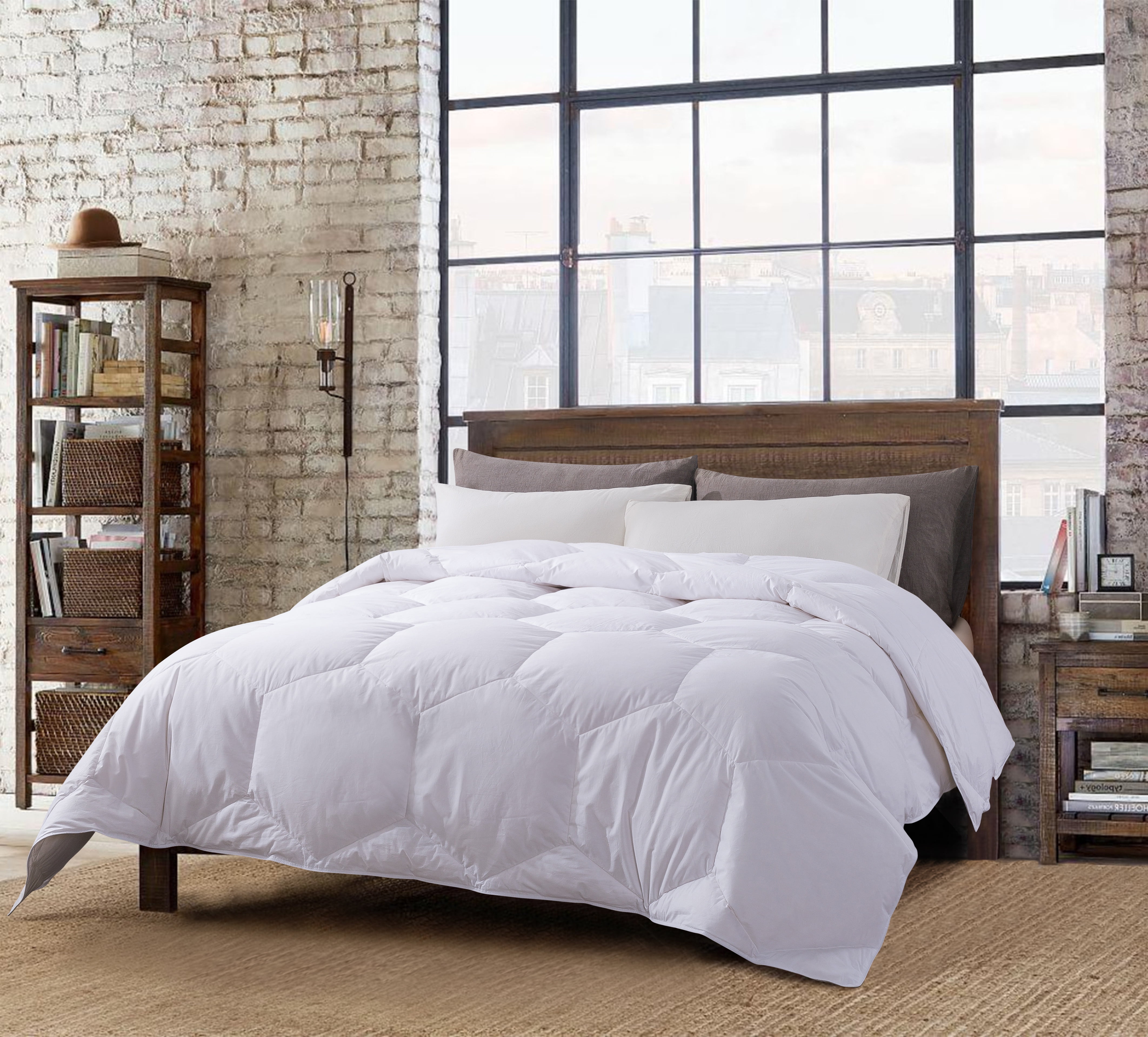Down Comforter - Honeycomb - King