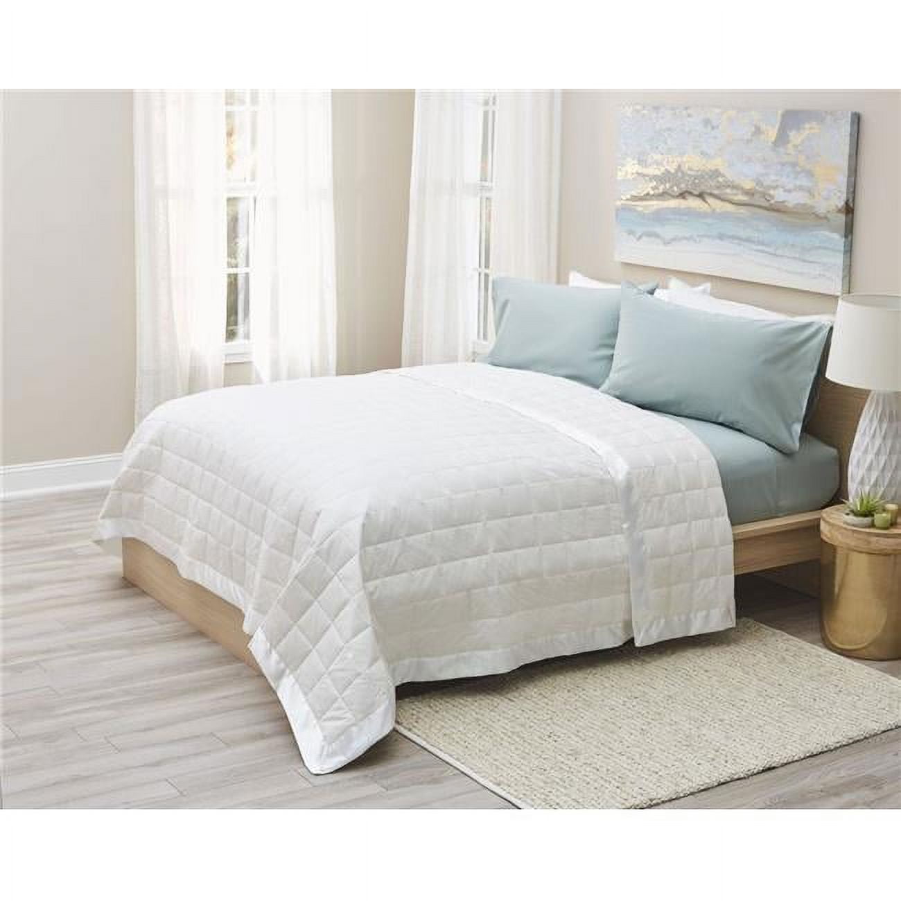 Down Decor Twin Size Blanket Ivory Walmart