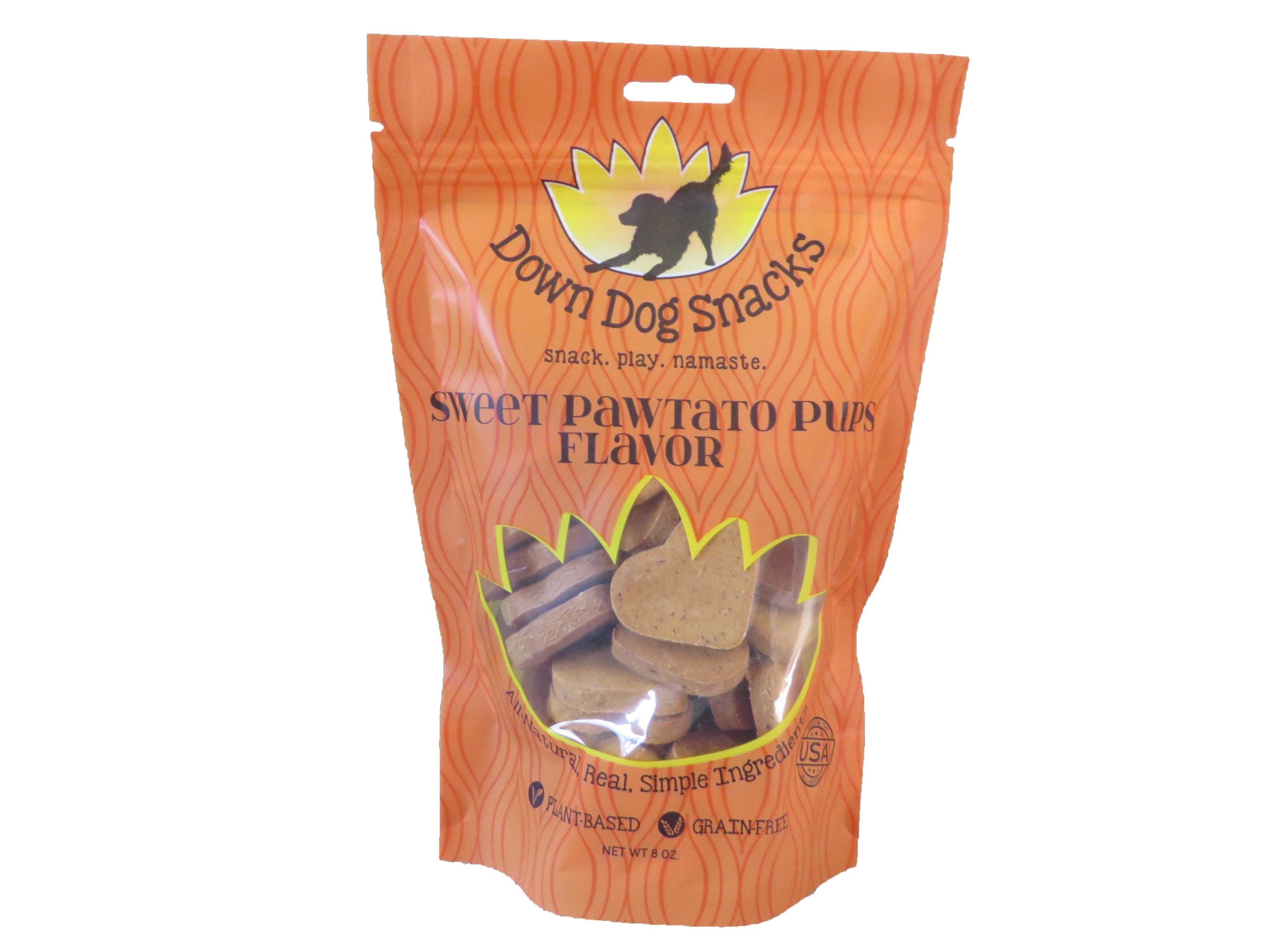 Down Dog Snacks Dog Treats Grain Free Sweet Pawtato Pups Handcrafted
