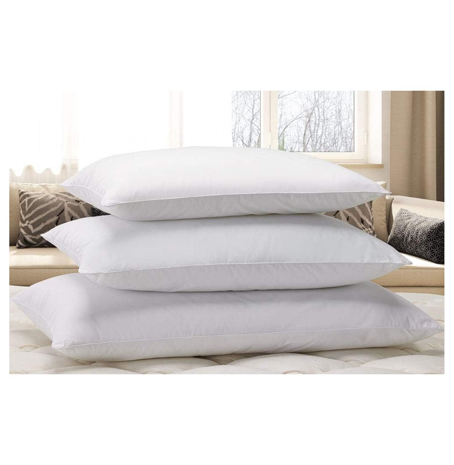 Down Eco Pillow - Soft, Eco-Friendly Pillow with 100% Recycled Fill ...
