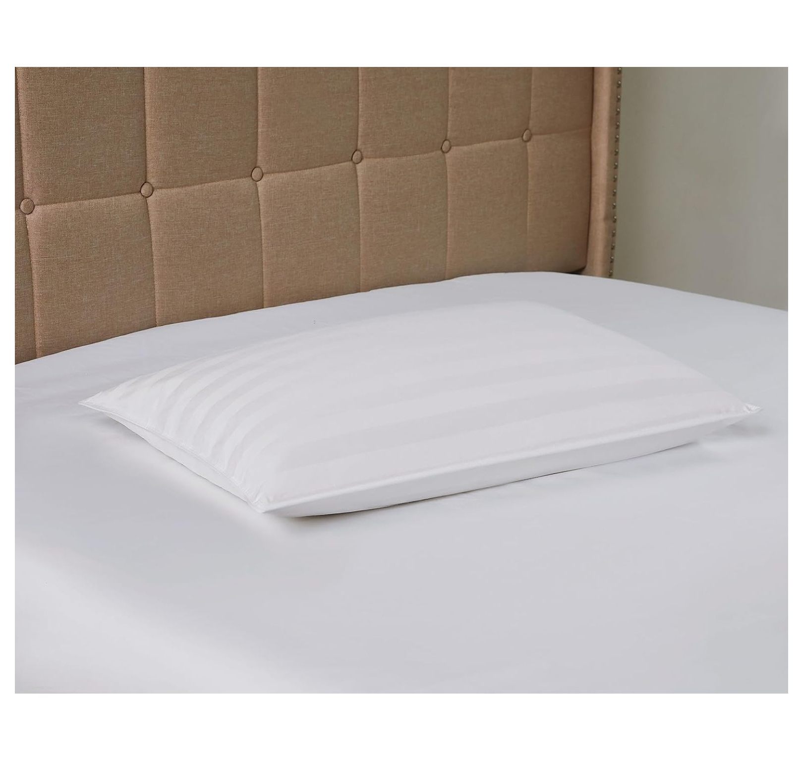 Down Extra Thin, Flat & Soft Pillow for Stomach Sleepers