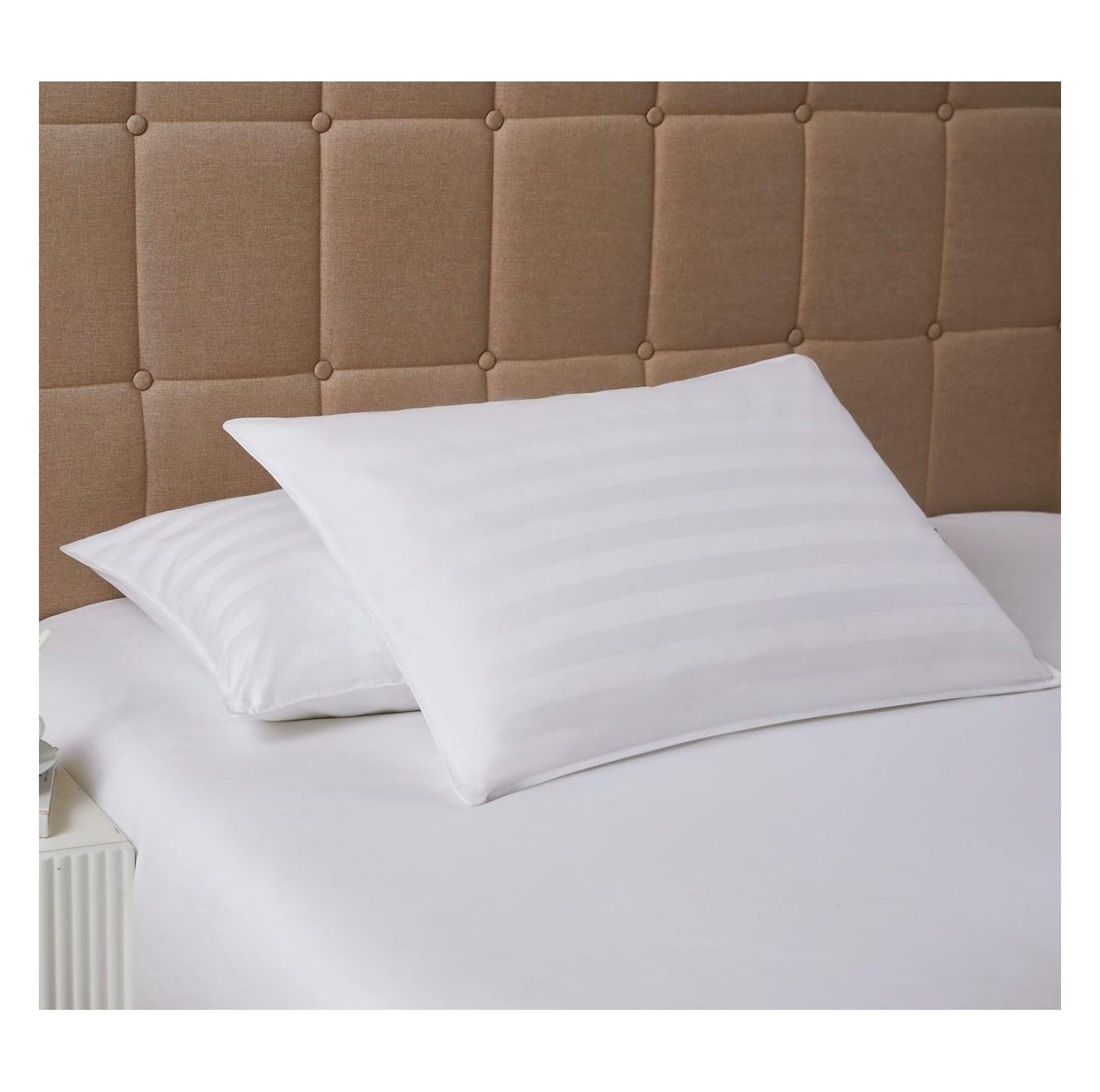 Down Extra Thin, Flat & Soft Pillow for Stomach Sleepers